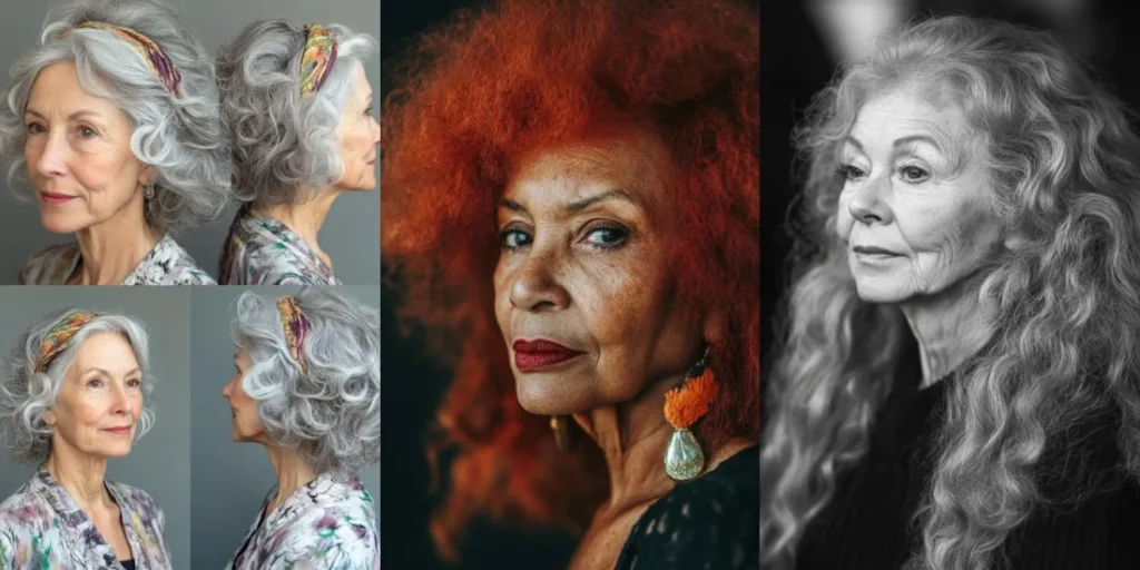 35 Curly Hairstyles For Woman Over 70