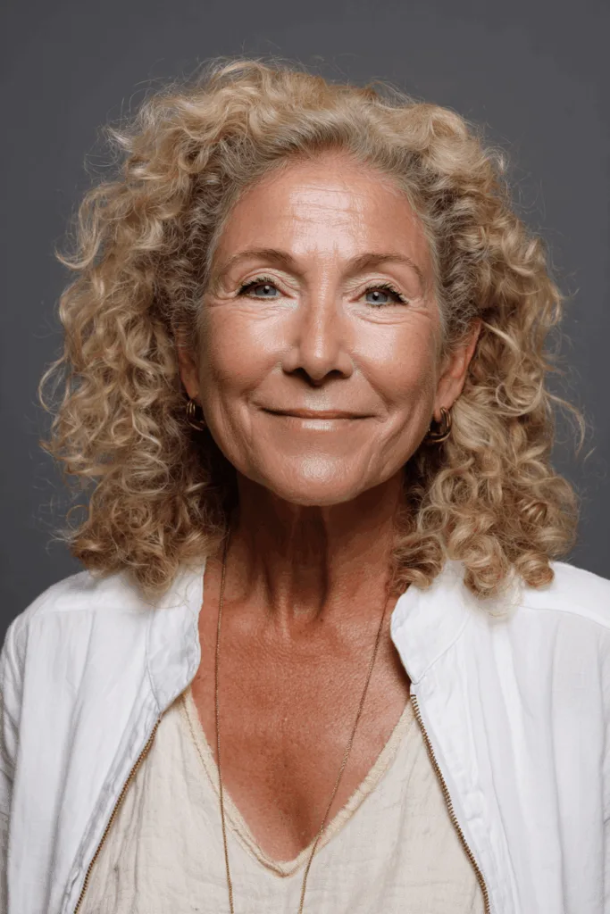 cute curly hairstyles over 60 5