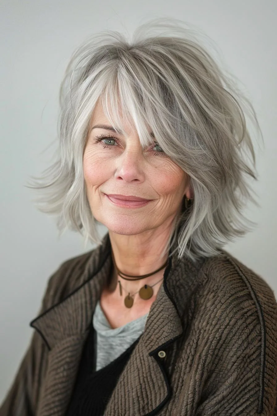 Elegant Silver Bob