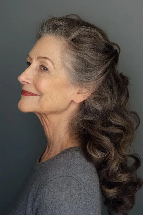Flowing Elegance in Waves