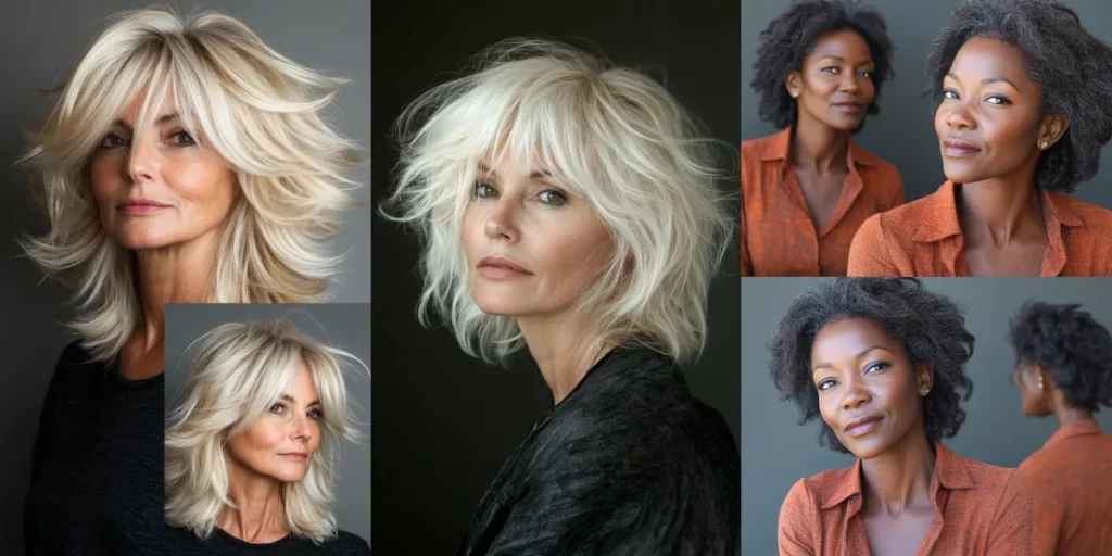 38 Stylish Medium Shaggy Hairstyles for Women Over 50