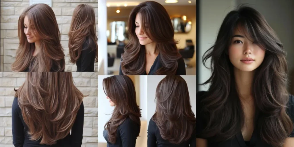 33 Effortless Long Layered Haircuts with Side Bangs