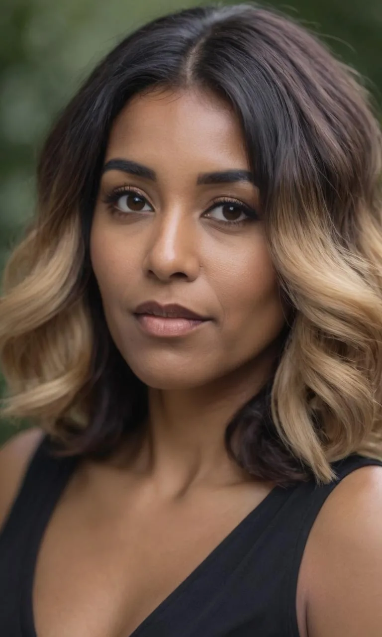 Gradient Blonde Waves