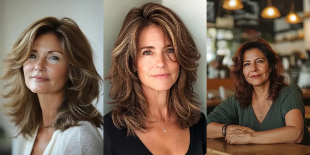 25 Very Layered Hair Medium Over 50 Styles