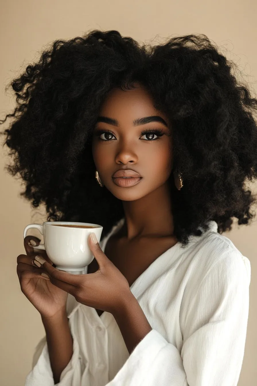 Bouncy Curls Beautifully Framed
