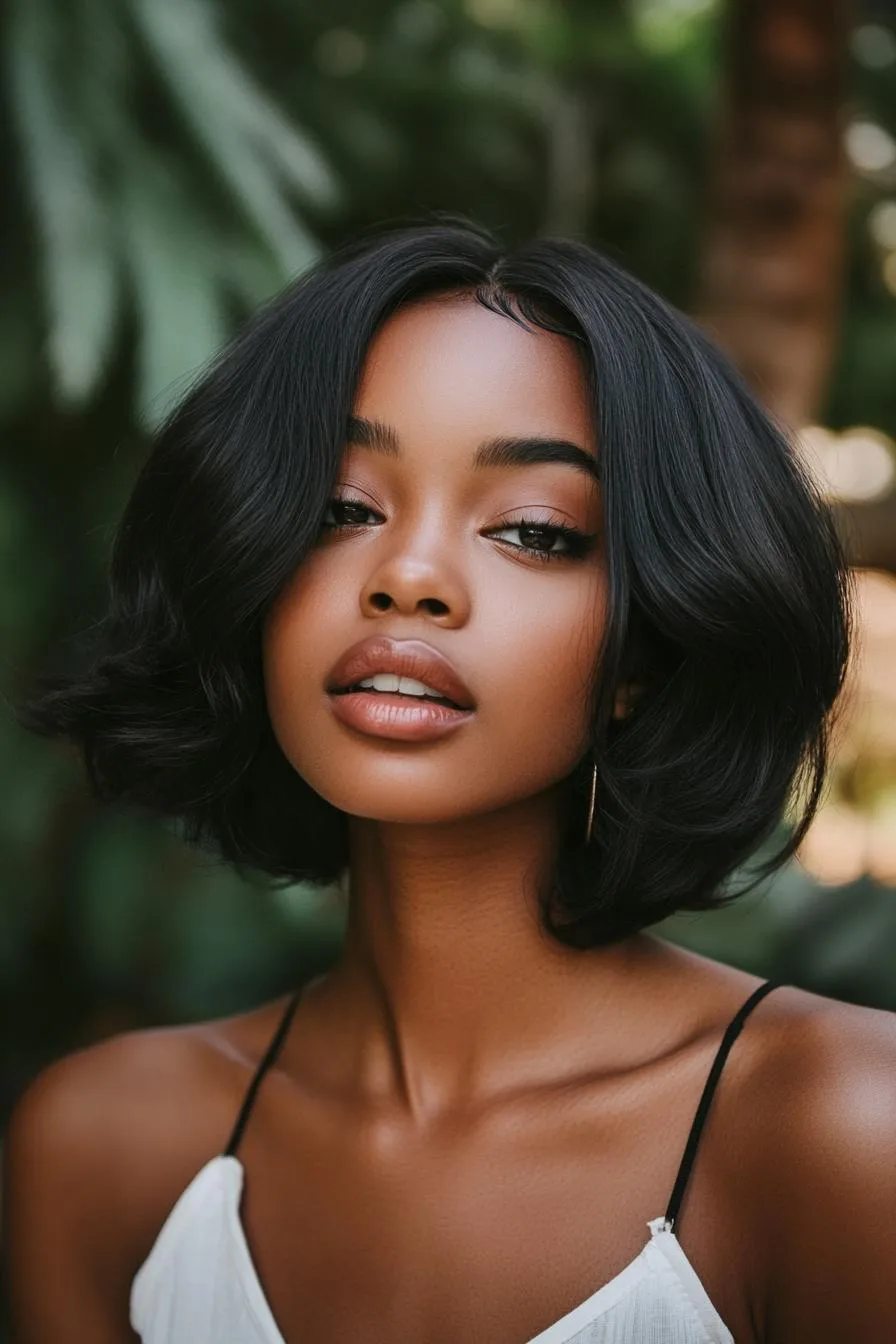 Chic Waves Frame Elegance