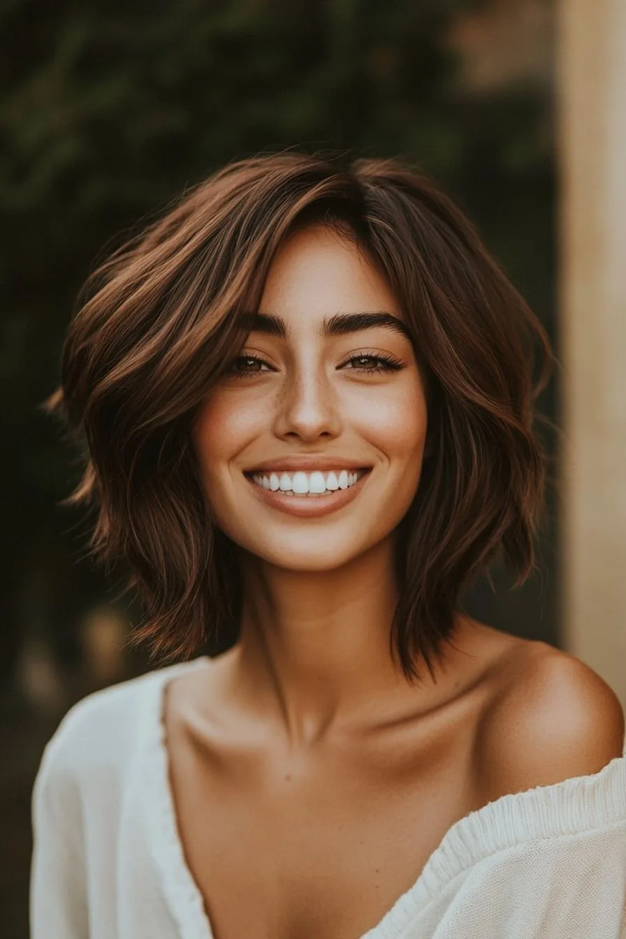 Chic Wavy Bob Elegance