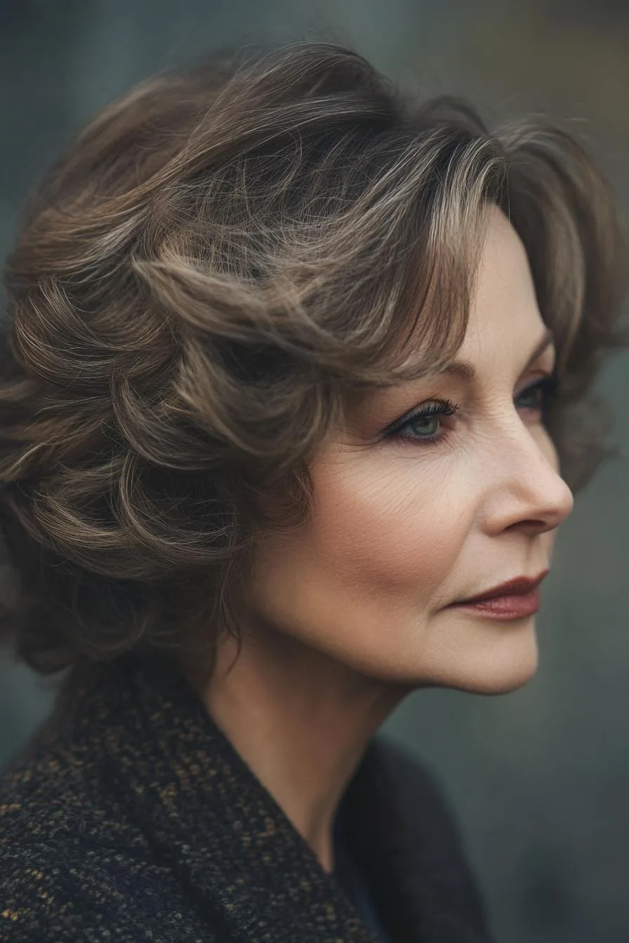 Elegant Flowing Curls