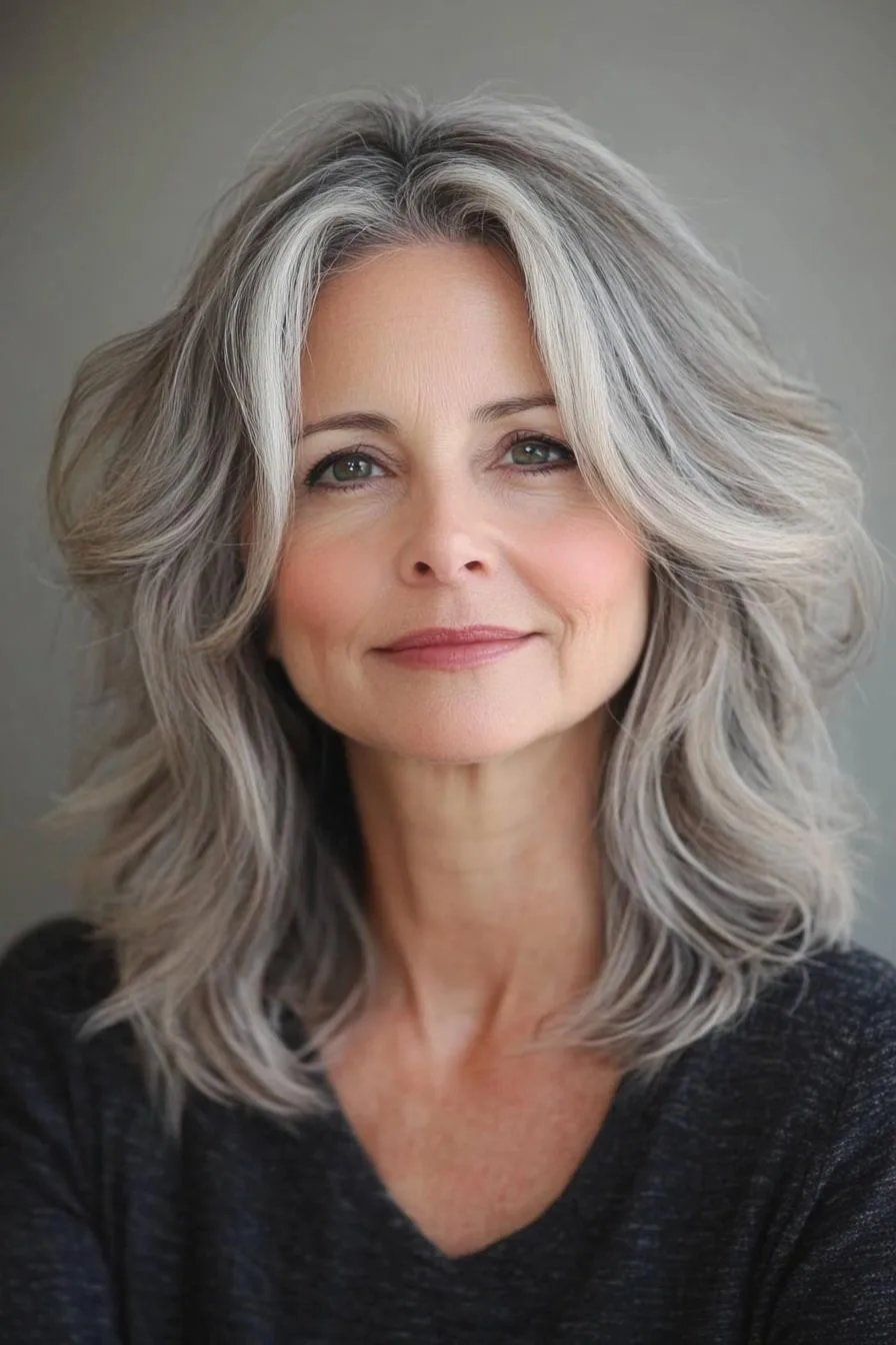 Elegant Gray Waves