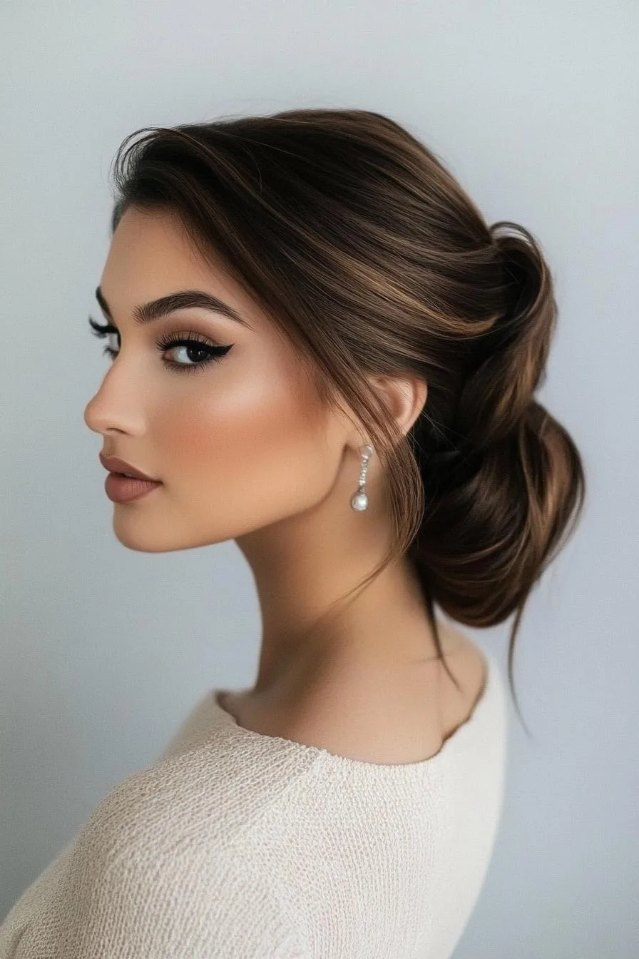 Elegant Low Bun