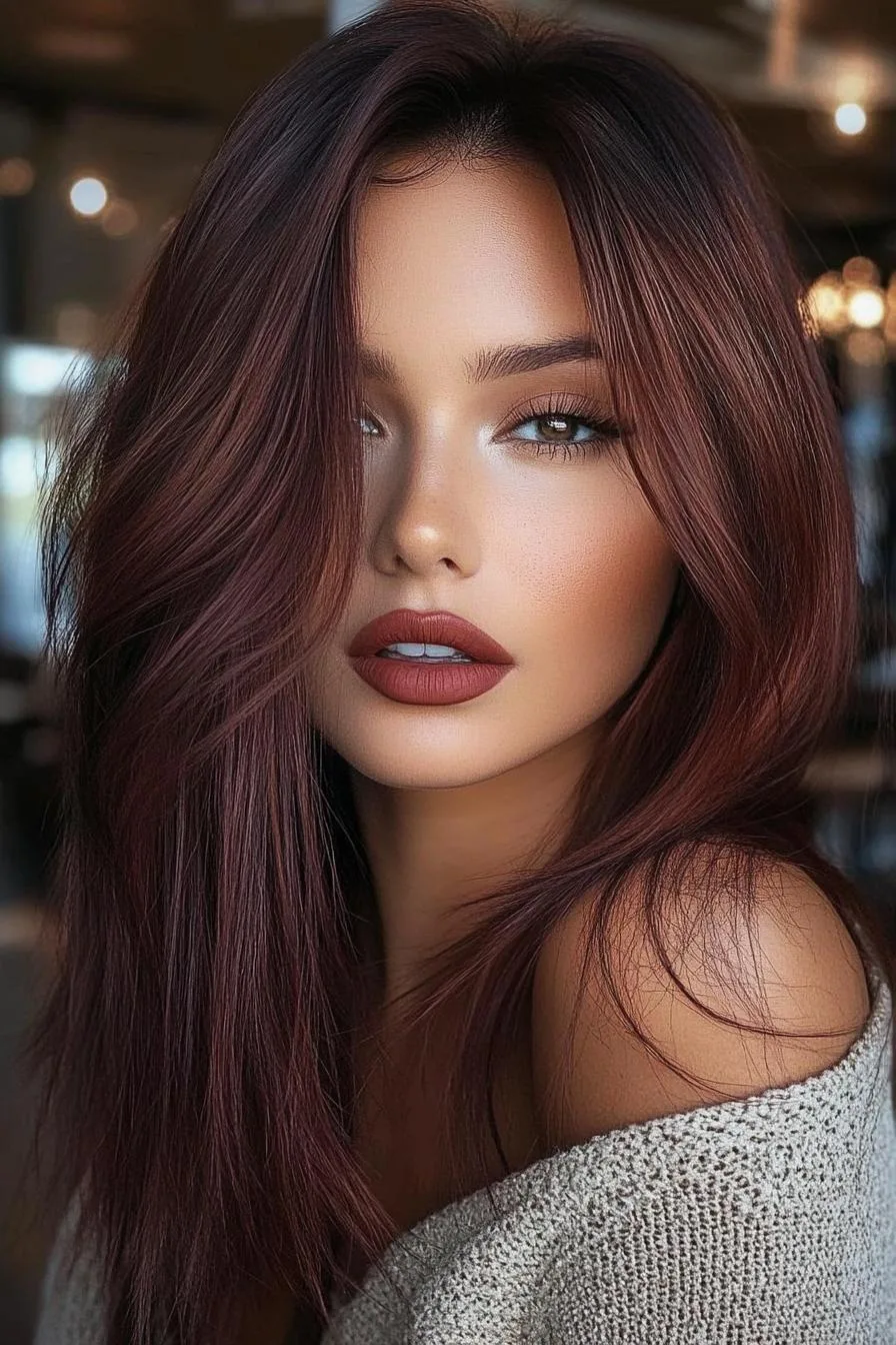 Auburn Layers of Elegance