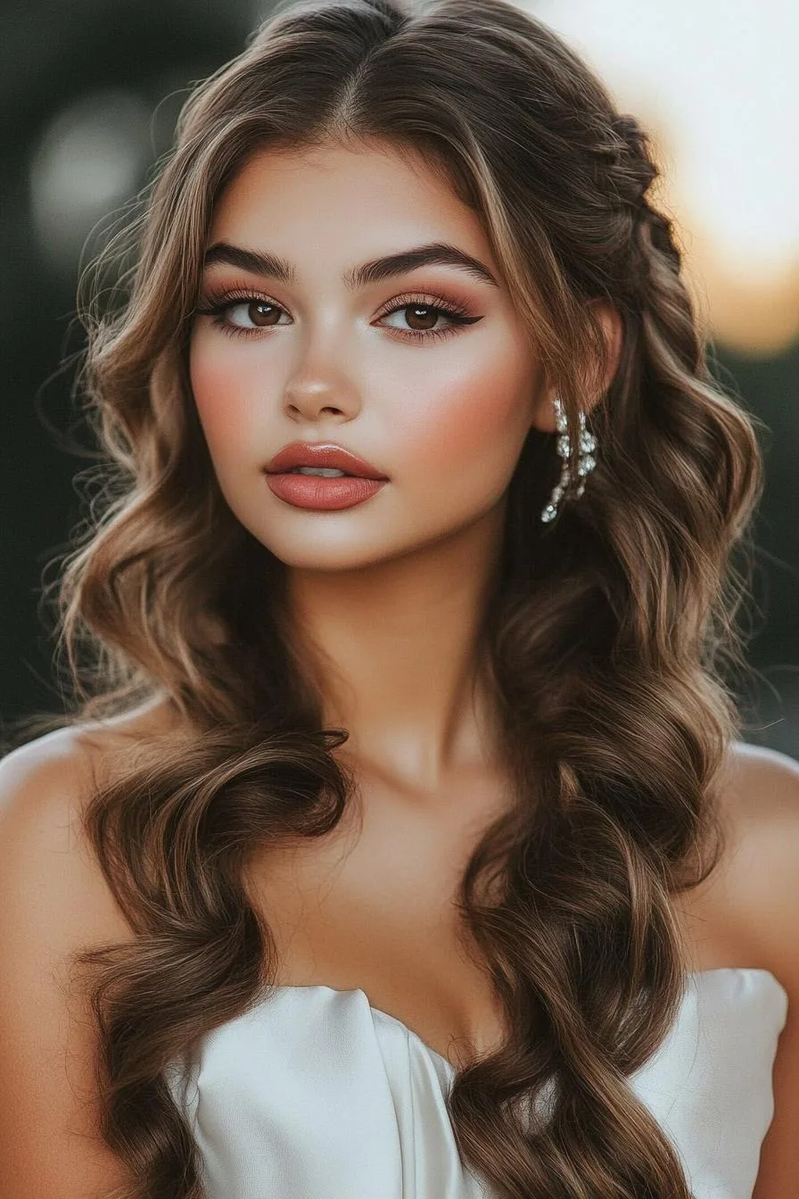 Braided Curly Waves Shine