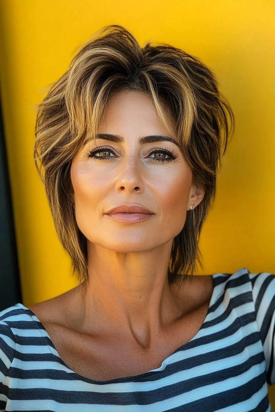 Chic Layered Bob Style