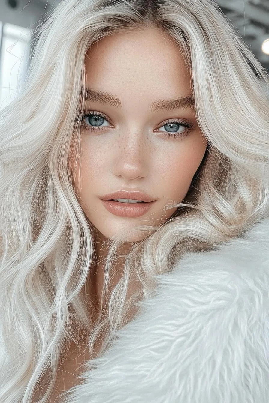 Radiant Platinum Waves