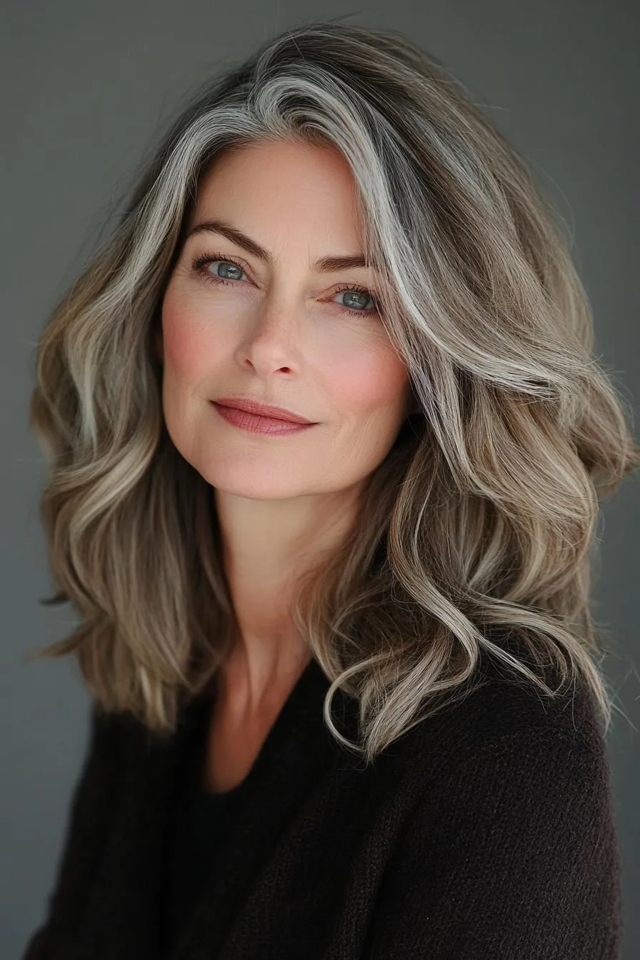 Silvery Waves of Elegance