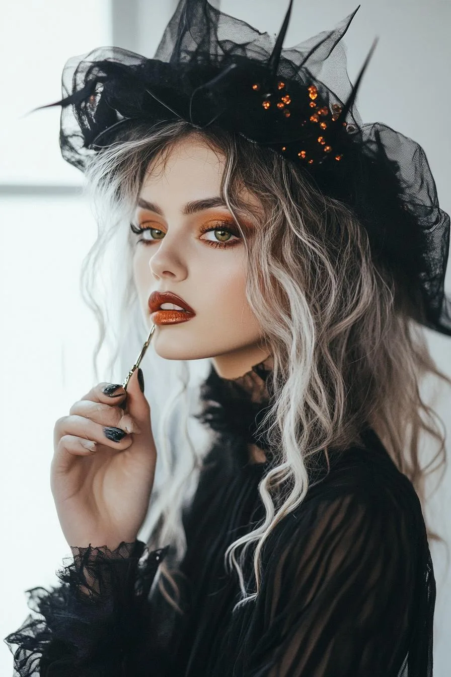 Spiky Hat Glam Wave
