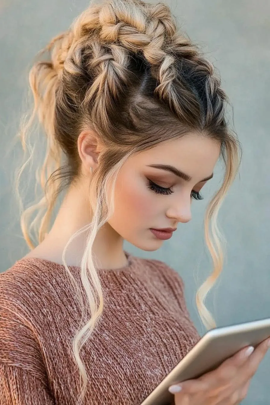 Braided Elegance and Waves