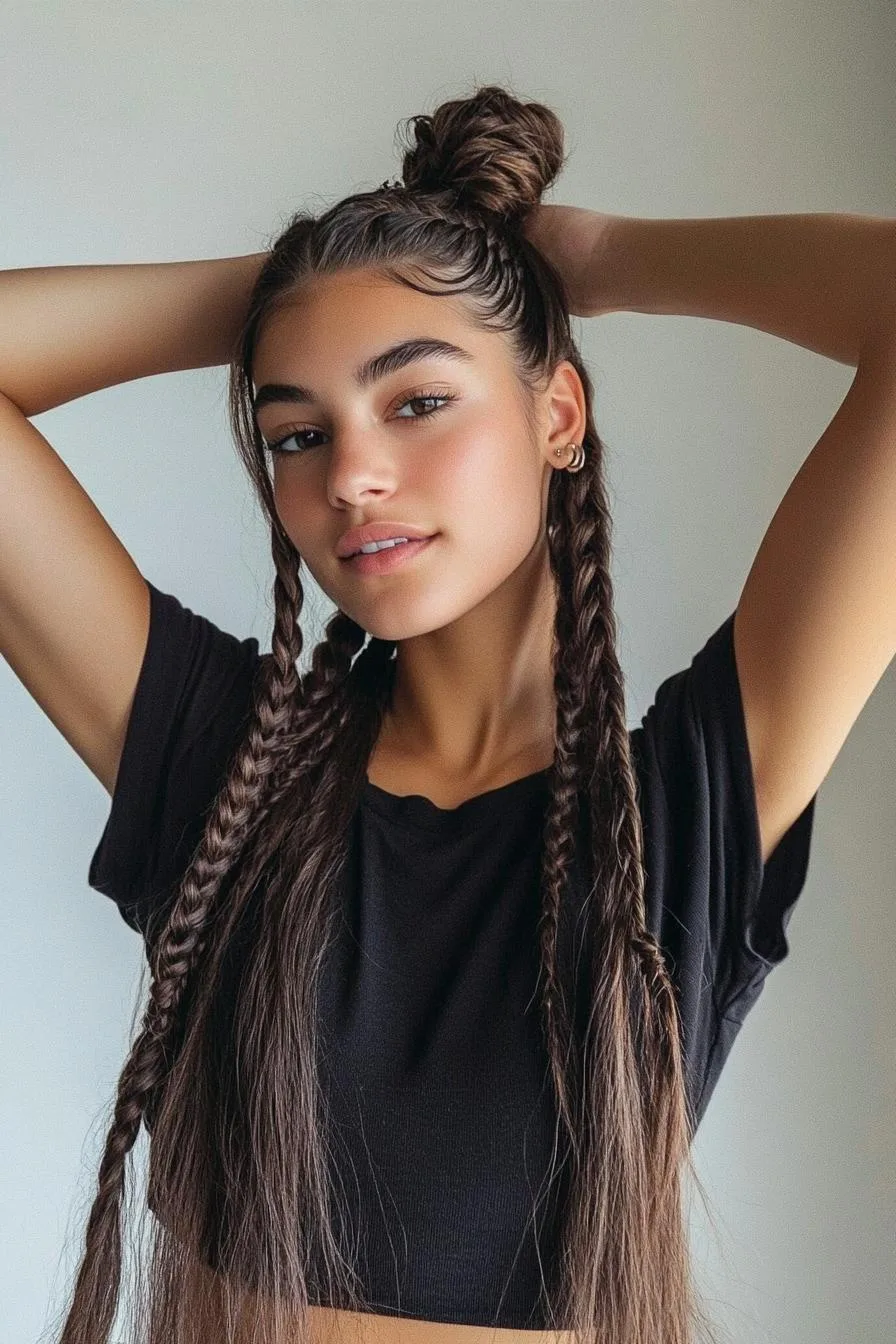 Braided Elegance in Flow