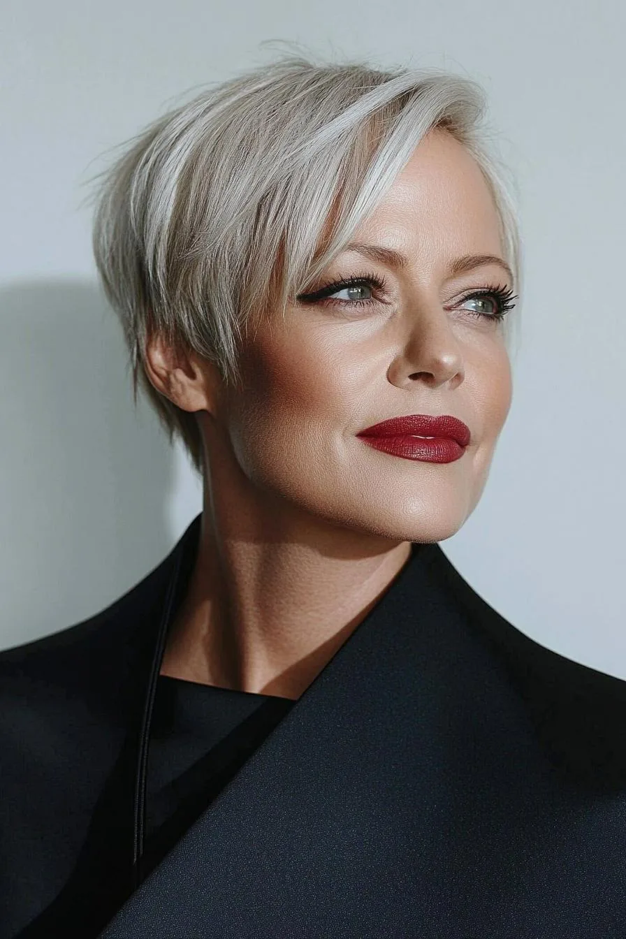 Chic Asymmetrical Pixie Vibes