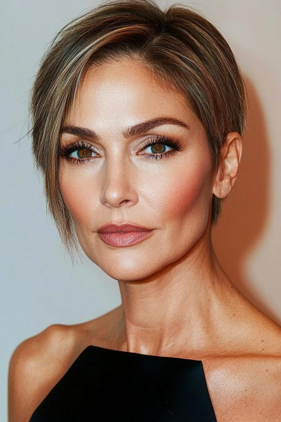 Chic Asymmetrical Pixie Vibes