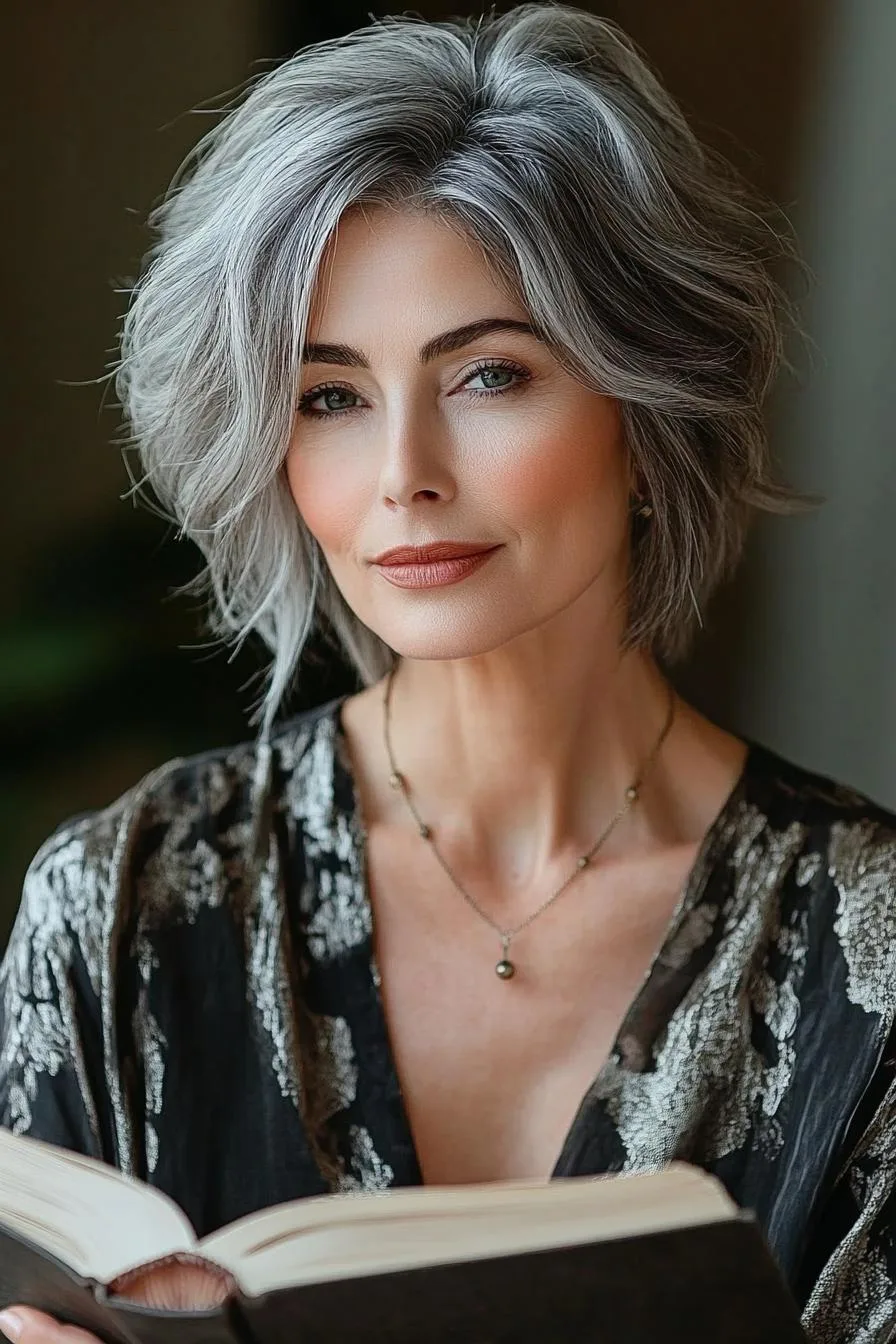 Chic Gray Waves