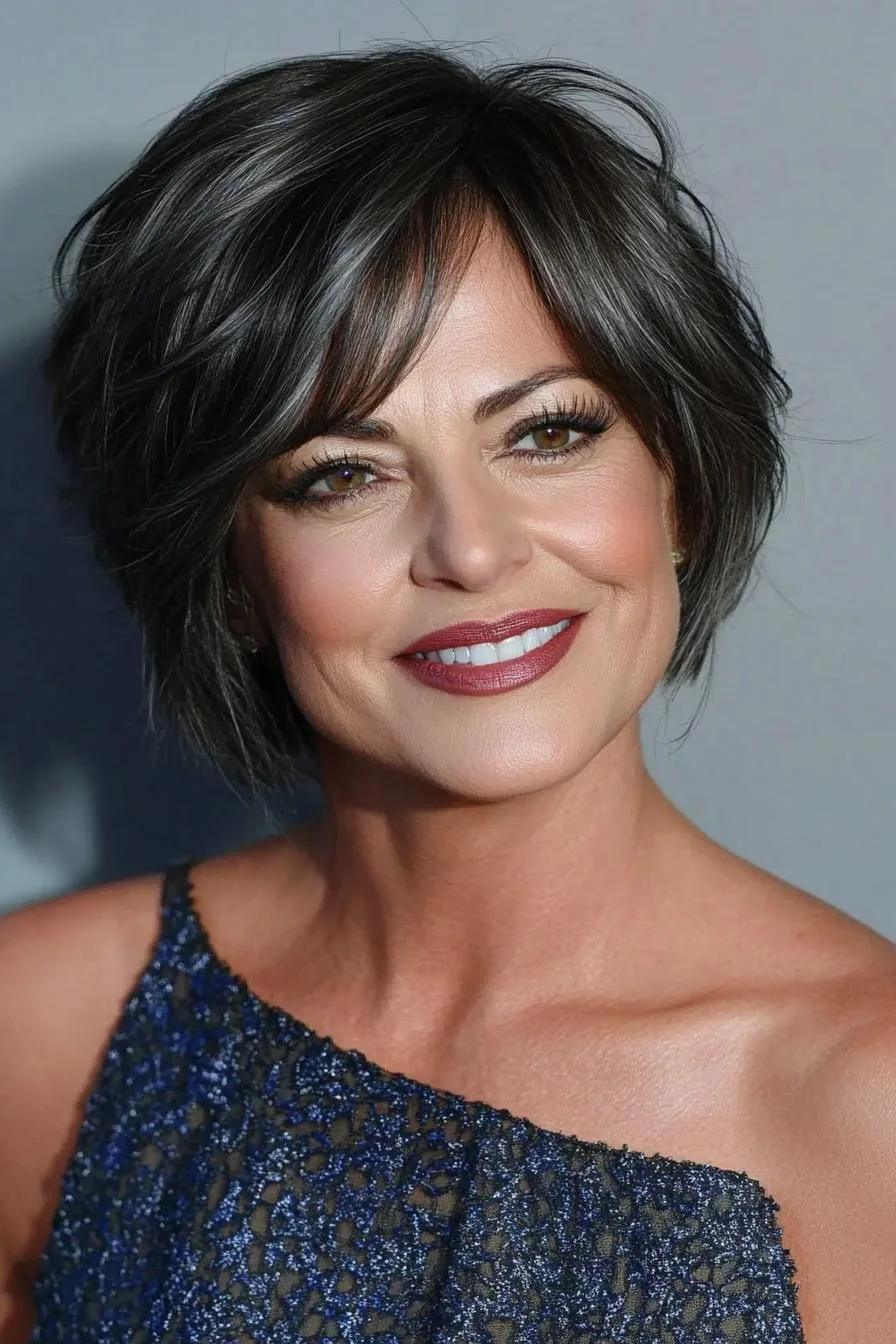 Chic Layered Bob Style