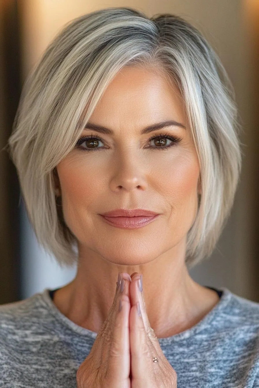 Chic Side Swept Bob
