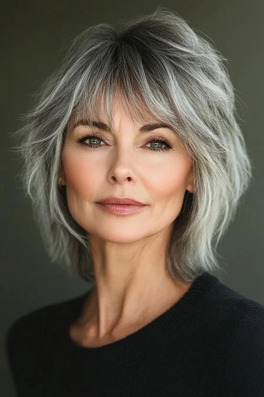 Chic Silver Layered Style