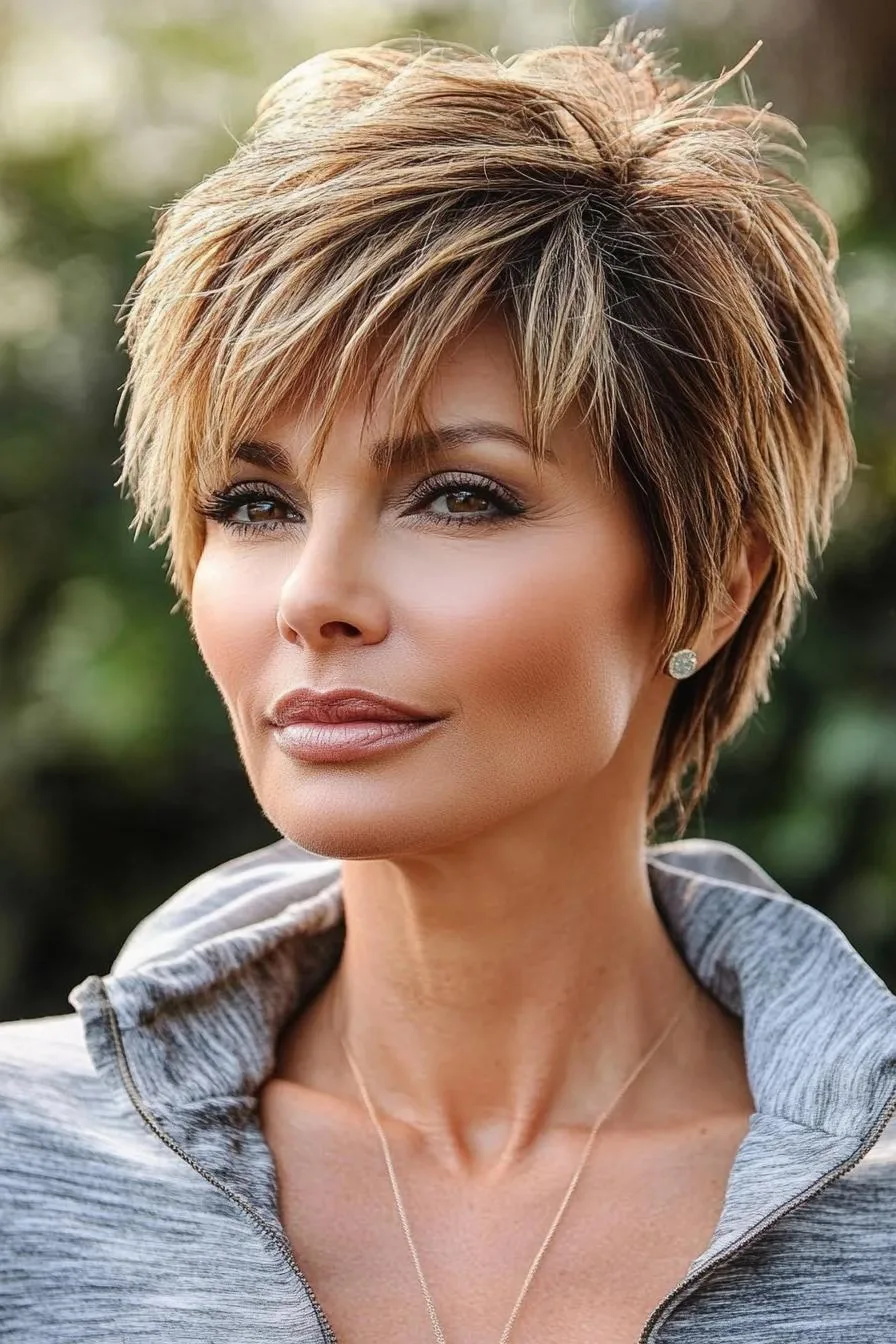 Chic Textured Pixie Glow