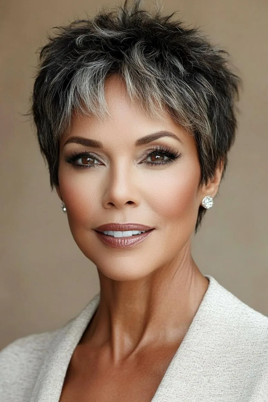 Chic Textured Pixie Style