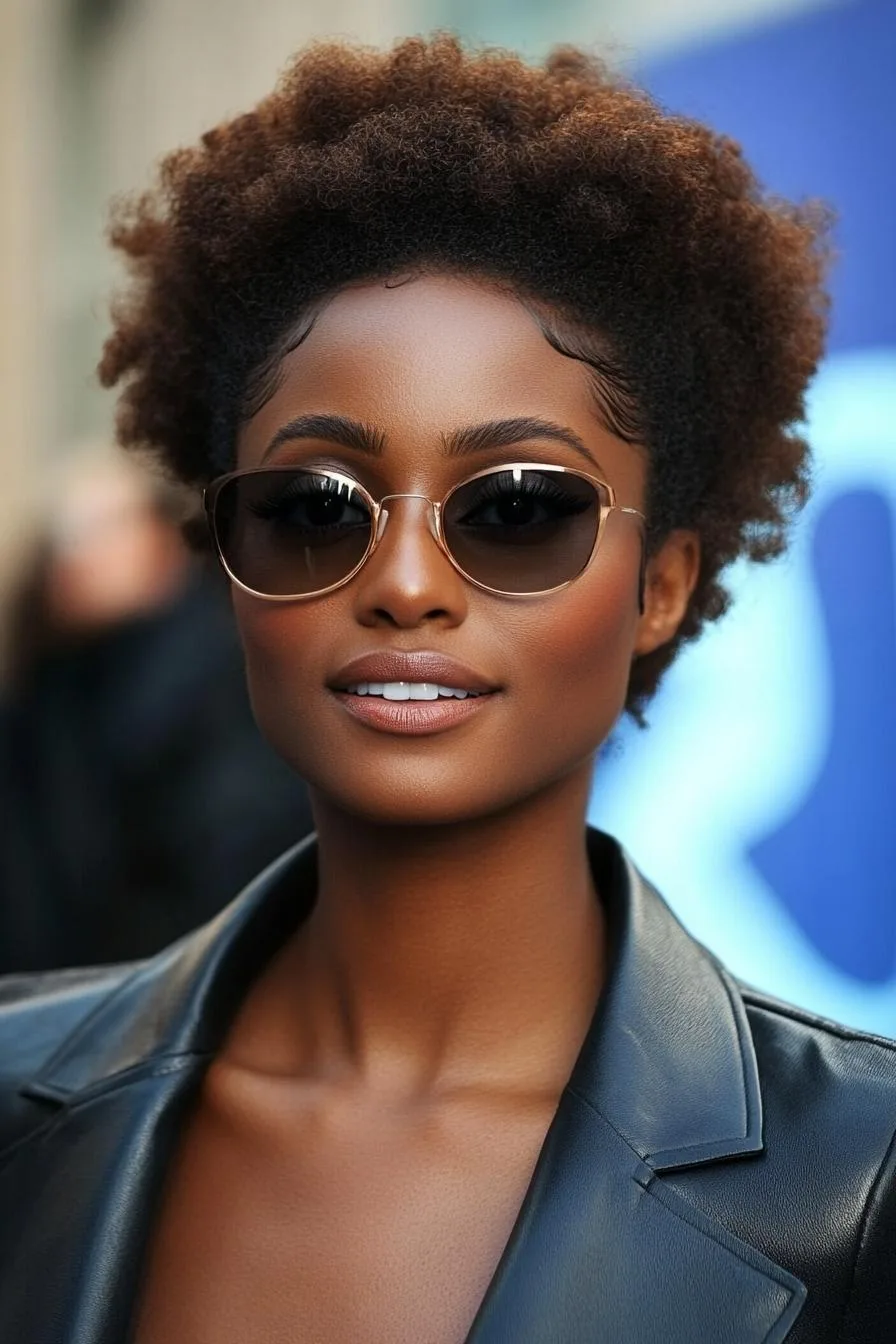 Curls Frame Her Beauty