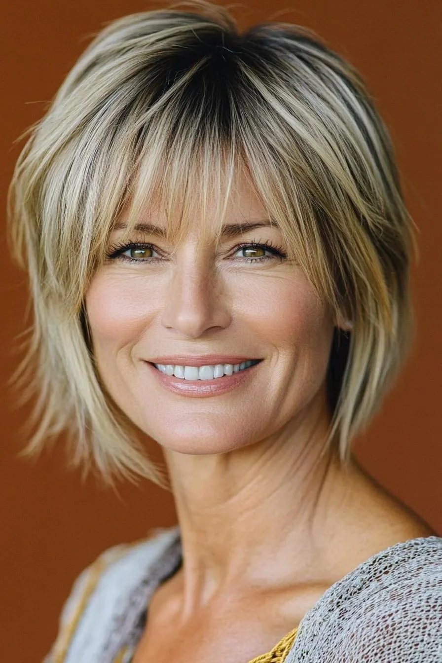 Trendy Layered Bob Style
