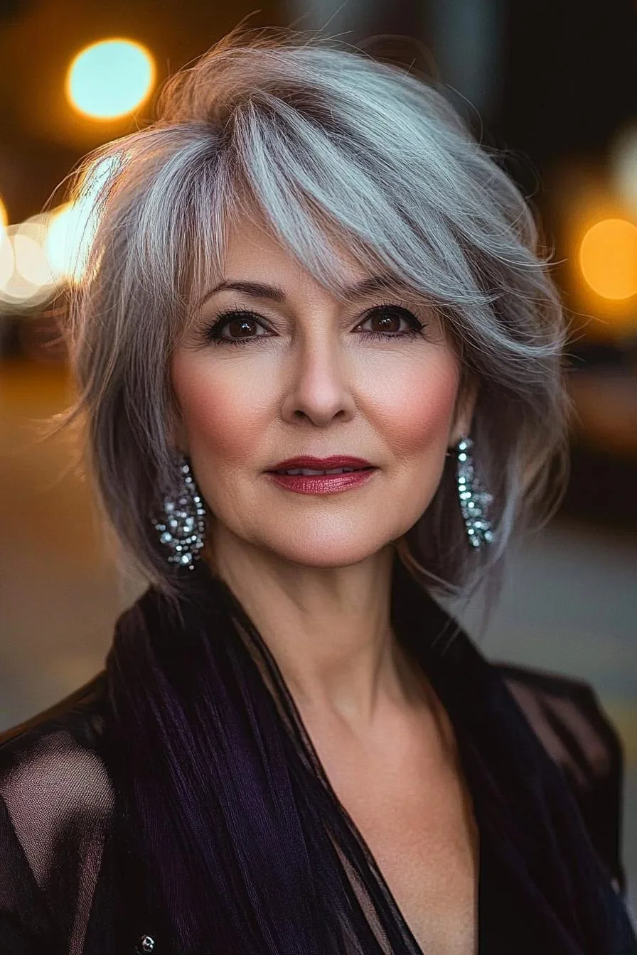 Trendy Silver Hair Vibes