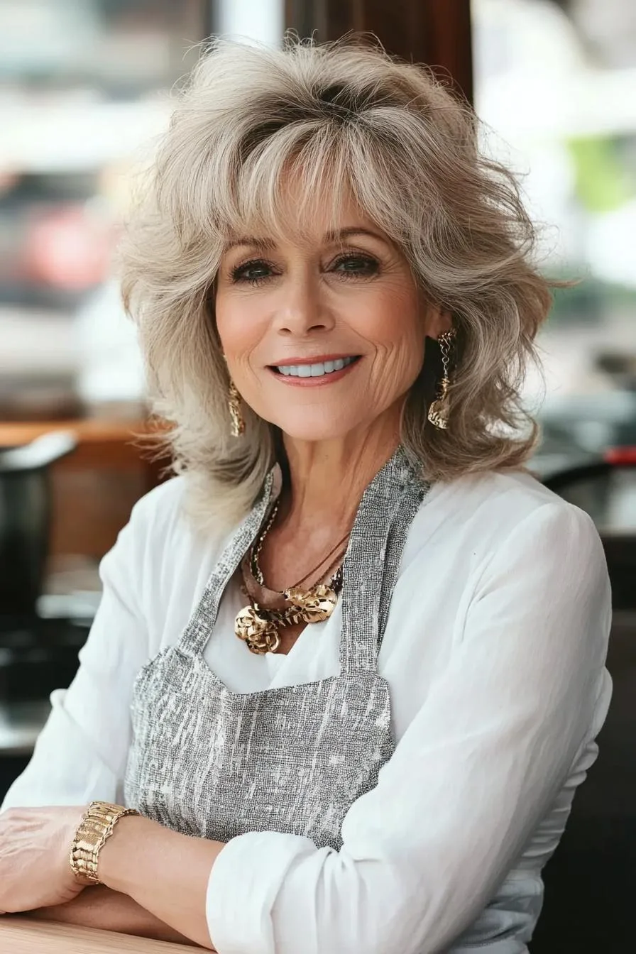 Voluminous Feathered Elegance