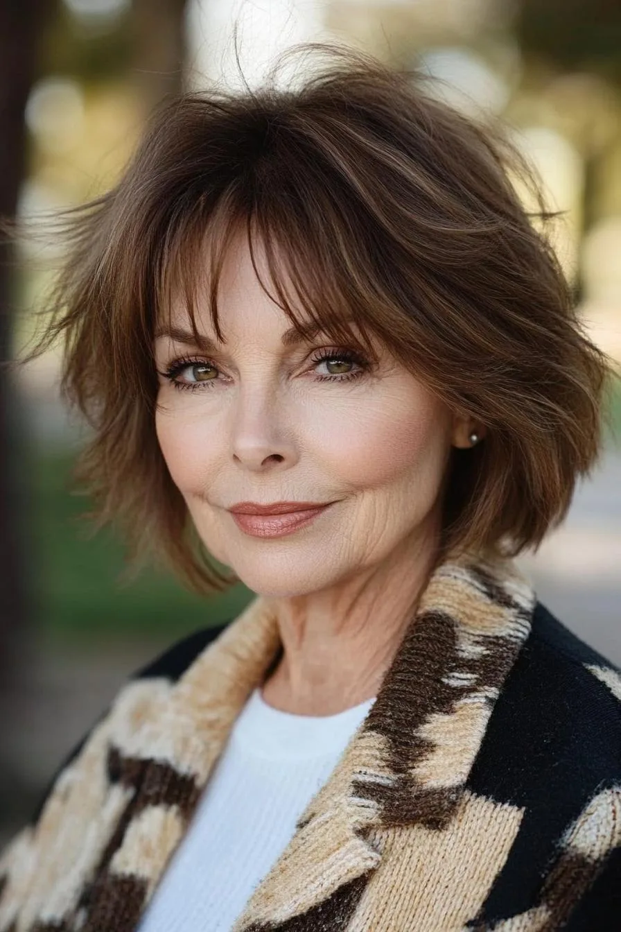 Chic Layered Bob Style