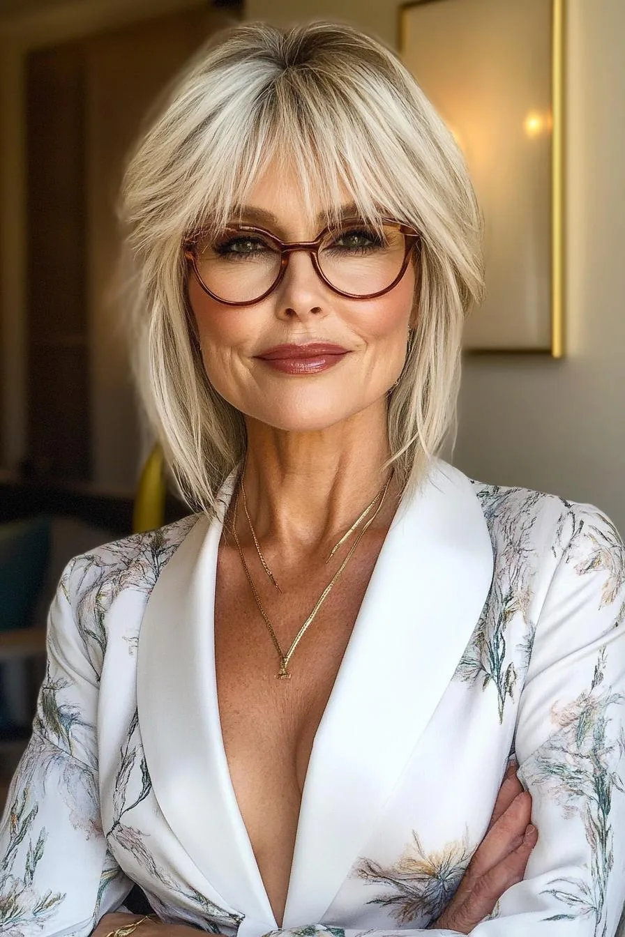 Chic Layered Bob Style