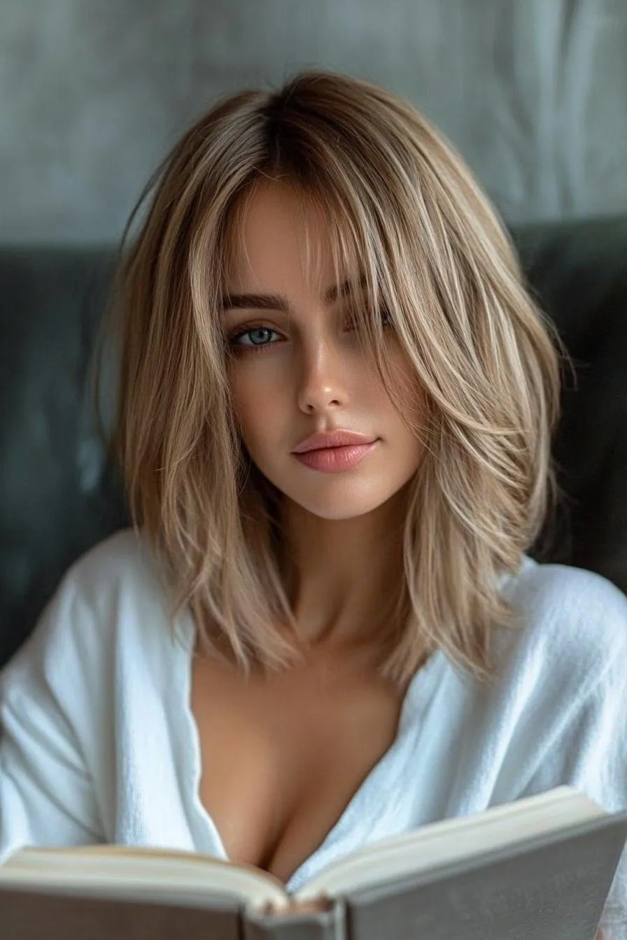 Chic Shoulder Length Style