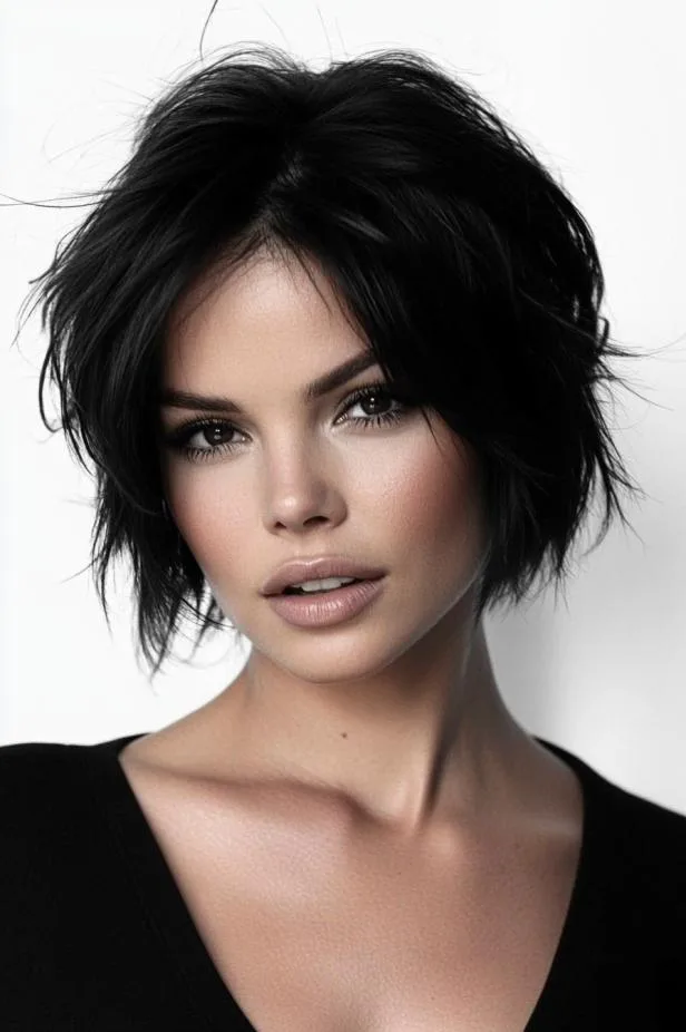 Choppy Textured Bob Vibes