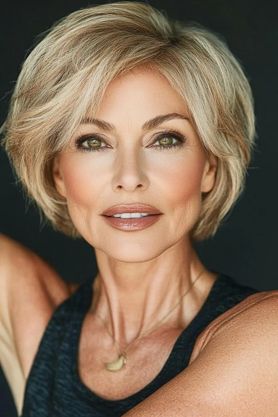 Trendy Layered Bob Style