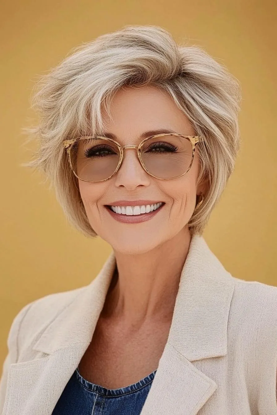 Chic Layered Bob Style