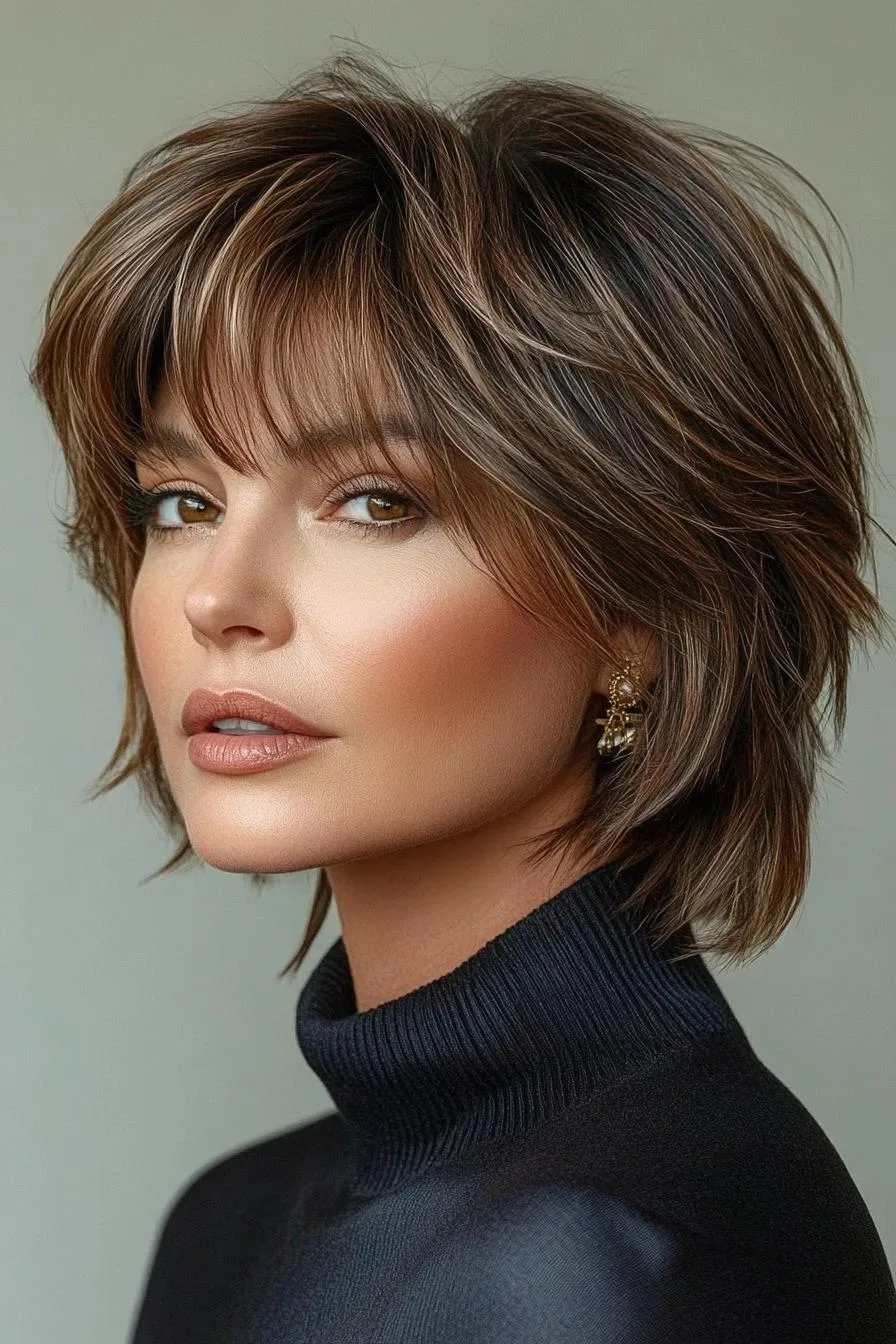 Chic Layered Bob Style