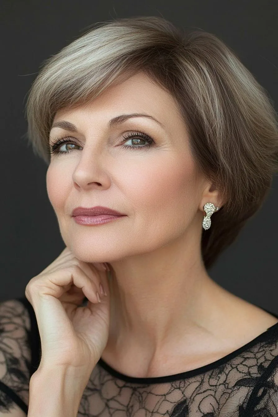 Chic Layered Bob Style