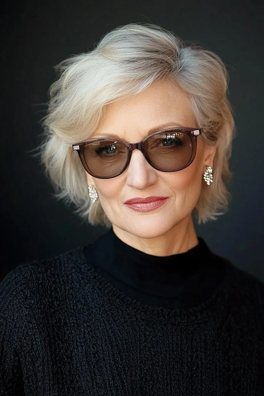 Chic Layered Bob Style