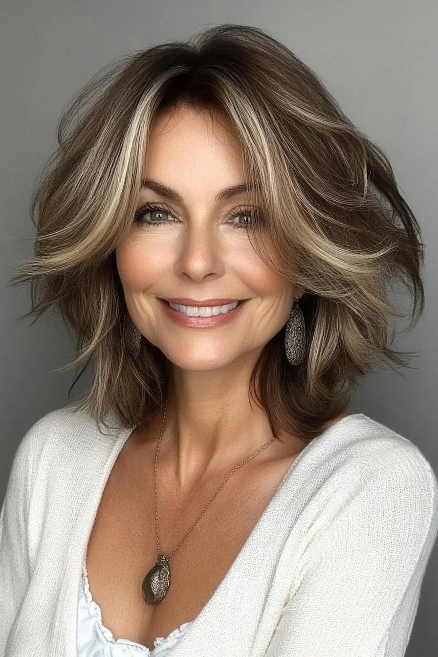 Textured Layers Tousled Glow