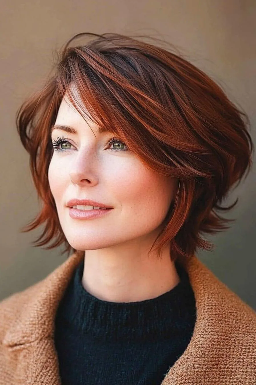 Chic Layered Bob Style
