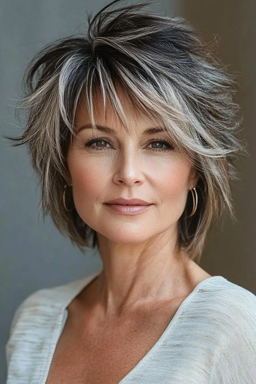 Feathery Layers Bob Style