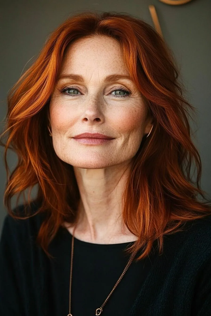 Radiant Red Hair Glow