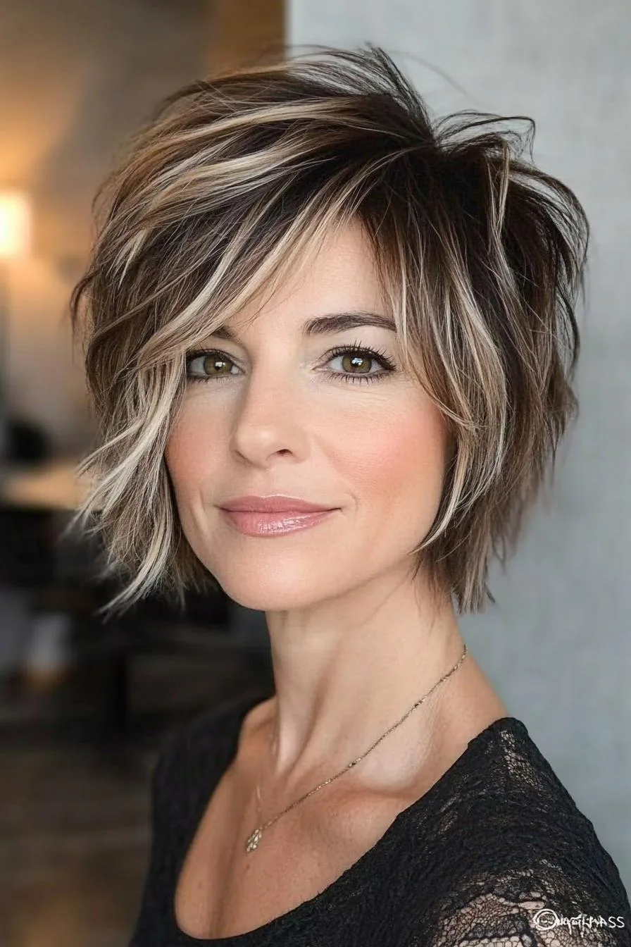 Trendy Textured Bob Style