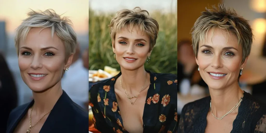 22 Super Short Pixie Hairstyle For Women Over 40
