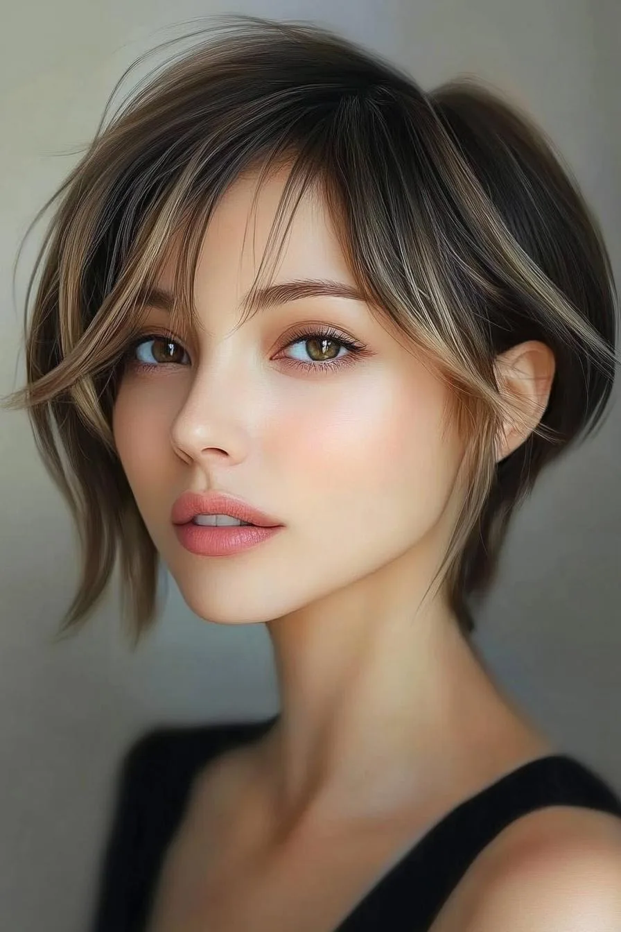 Chic Layered Bob Style